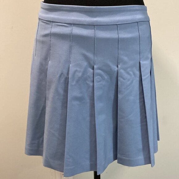 Women's Aritzia Sunday Best Micro Skirt Pleated Light Blue - Picture 3 of 12